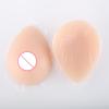 EZELIYP A Pair Silicone Fake Breasts False Breasts Soft Realistic Breast Forms Tailored for Cross-Dressers Transgender Individuals White-1200g view 2