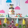 1 Pack Happy 16th Birthday Cake Topper Glitter 16 Fabulous Cake Pick Cheers to 16 Years Birthday Cake Decorations for Happy Birthday Theme Party Supplies view 3