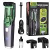 Vacuum Beard Trimmer for Men with 20 Length and Styles Adjustable, Built-in Vacuum Trimmer for Mustache, Sideburns, Facial Hair, Rechargeable Mustache Trimmer view 1