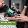 Vacuum Beard Trimmer for Men with 20 Length and Styles Adjustable, Built-in Vacuum Trimmer for Mustache, Sideburns, Facial Hair, Rechargeable Mustache Trimmer view 3