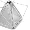 LONG XIN SERIES 1PCS Folding Stainless Steel Reusable Coffee Cone Metal Filter Holder Stainless Steel Cone for Office Home Travel Picnic Camping Inverted Pyramid Style view 4