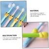 minkissy Kids Oral Care Toothbrush 4pcs Cartoon Bristle Toothbrushes Soft Bristles for Ages 2-10 Children's Teeth Cleaning Baby Dental Care Set view 4