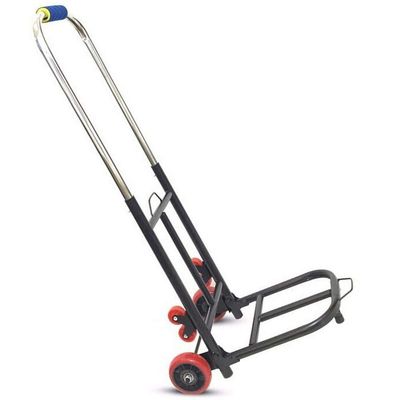 GLETSF Iron Folding Trolley Bags for Shopping with Anti Puncture Rubber Wheels and 150 kg Capacity Folding Shopping Cart for Garden, Moving Heavy Items, Moving and Office Use (Style #3)
