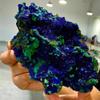 Natural Stone Natural Azurite Symbiosis Malachite Quartz Crystal Mineral Home Decoration(Size:50-70g) view 3