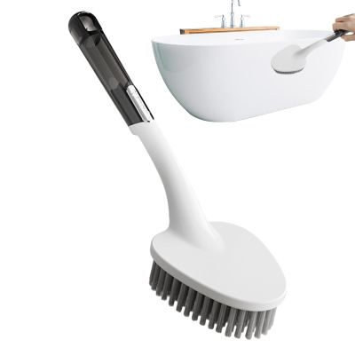 Hard Bristle Cleaning Brush,Grout Cleaner Brush | Flexible Toilet Brush Triangle Head Scrub Brush for Shower Tile Tight Space