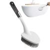 Hard Bristle Cleaning Brush,Grout Cleaner Brush | Flexible Toilet Brush Triangle Head Scrub Brush for Shower Tile Tight Space view 1
