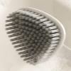 Hard Bristle Cleaning Brush,Grout Cleaner Brush | Flexible Toilet Brush Triangle Head Scrub Brush for Shower Tile Tight Space view 3