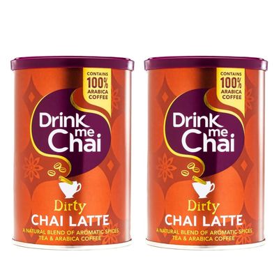 Driink Me Dirty Chai Latte 250g - Indulge In the bold And Invigorating Flavours Of this Driink Me Dirty Chai Latte - Pack of 2
