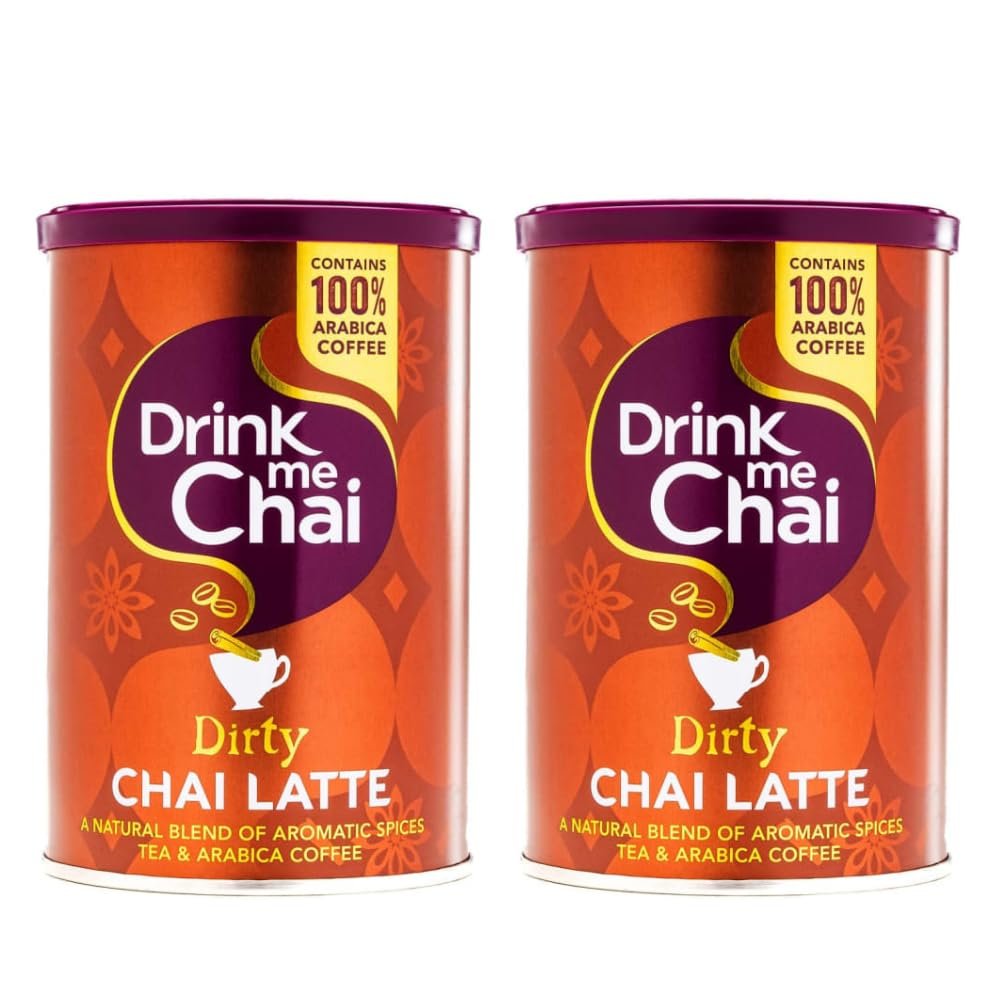Driink Me Dirty Chai Latte 250g - Indulge In the bold And Invigorating Flavours Of this Driink Me Dirty Chai Latte - Pack of 2