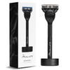 Bolin Webb, Generation Razor, Muhammad Ali Special Edition, Gillette Fusion 5 Proglide Blade with Aluminum Stand, Razors for Men, Black view 1