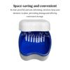 siduytin Denture Container with Lid Impact-Resistant and Scratch-Proof High-End Texture for Dentures Round Edge PE Denture Case view 4