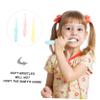 minkissy 3pcs Children's Soft Bristle Toothbrush Set Cartoon Hippo Toothbrush Kids Deep Clean view 2
