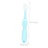 minkissy 3pcs Children's Soft Bristle Toothbrush Set Cartoon Hippo Toothbrush Kids Deep Clean view 3