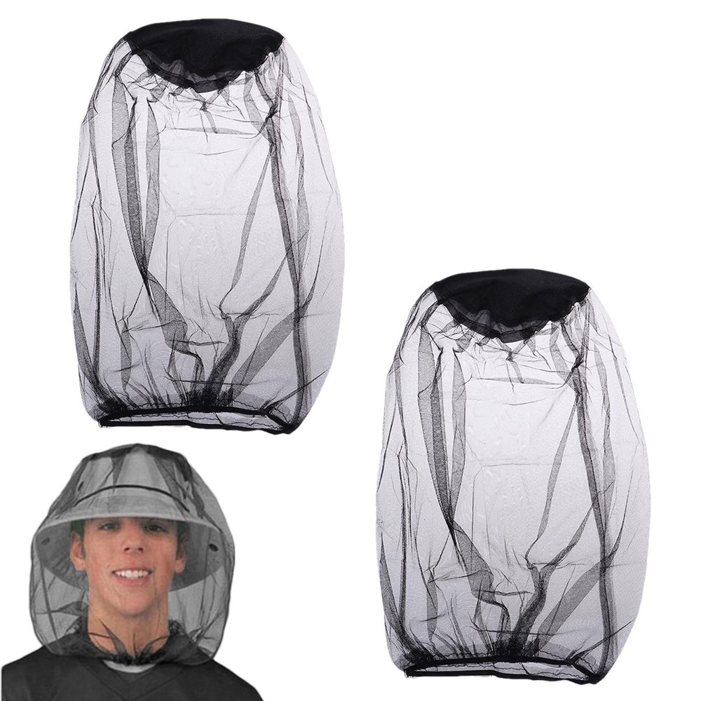 Fly Nets for Head | Head Net Fly Netting Hood - Face, Head Fly Net, Head Netting Fine Mesh, Midge Net Screen Net, Fly Shield, Gnat Netting for Head