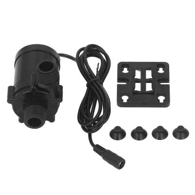 DC12V 30W 700L/H Ultra Quiet Mini Brushless Fountain Circulation Pump 12m High Head Water Heater Booster Pump, Dual-Purpose Water and Land Pumping Pump