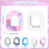 25pcs Adhesive Patches for Omnipod, Waterproof Sensor Patches Stickers Pre-Cut Sweatproof Breathable Sensor Cover Adhesive CGM Tape Compatible with Omnipod 5 (Marble Texture) view 2