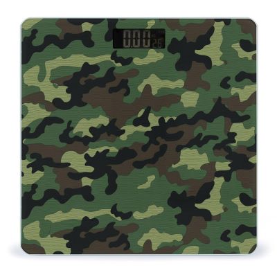 YHEGBFD Weight Scale,Green Military Camo Digital Scale,Body Weight Scale,Electronic Weigh Scales,high Precision Body Weight Scale