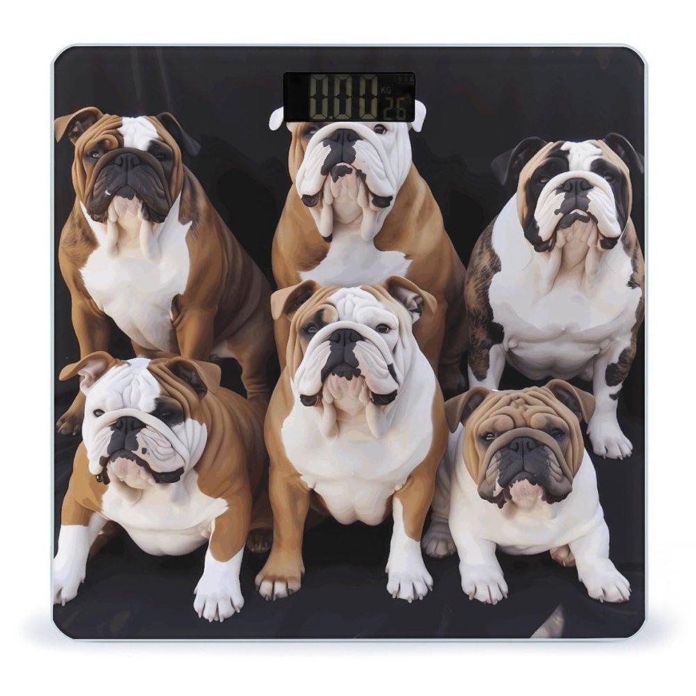 YHEGBFD Weight Scale,English Bulldogs Digital Scale,Body Weight Scale,Electronic Weigh Scales,high Precision Body Weight Scale