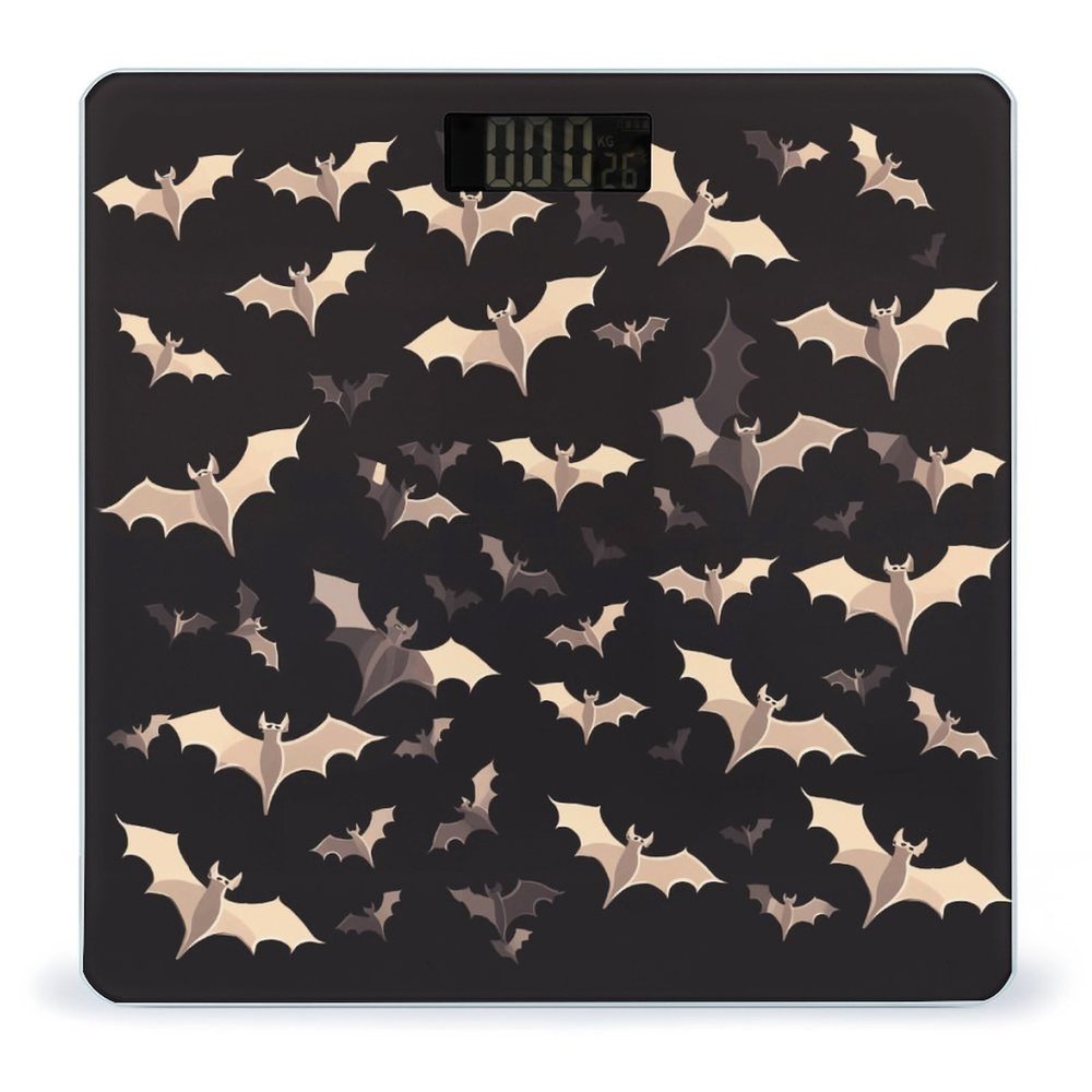 YHEGBFD Weight Scale,Halloween Flying Bats Digital Scale,Body Weight Scale,Electronic Weigh Scales,high Precision Body Weight Scale