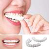 Wttfc Teeth Veneers,2 Pairs Clip in Veneers Teeth, Fake Teeth,White Teeth Clips on Veneers Top And Bottom,Veneers for Men And Women with Bad Teeth view 2