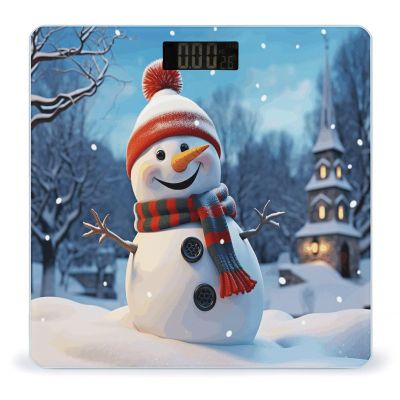 YHEGBFD Weight Scale,Happy Snowman Digital Scale,Body Weight Scale,Electronic Weigh Scales,high Precision Body Weight Scale