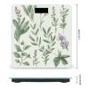 YHEGBFD Weight Scale,Green Flower Herb Sage Leaves and Branches Digital Scale,Body Weight Scale,Electronic Weigh Scales,high Precision Body Weight Scale view 2