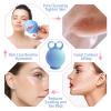 Tezklc Face Ice Mould, Face Ice Mould - Round Ice Ball Roller, Ice Mould Ball, Face Ice Mould Roller, Ice Face Roller Made of Silicone, Brush, Cold, Reusable for Women view 4