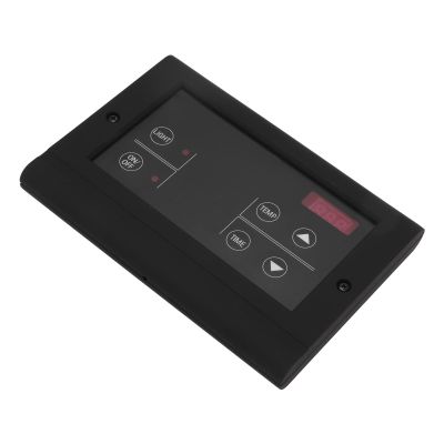 Sauna Room Temperature Controller, Gardening Sauna Accessories and Parts Wall Mount Wet Steam Generator Controller (Black)