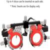 CFDZCP Optician Optical Trial Lens Frame Adjustable Trial Frame Optical Trial Lens Frame PD 48~80mm, Ultralight Optical Titanium Optic Trial Eye Optometry Lens Frame Test Optician view 3