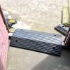 Wheelchair Ramp Slip-Resistant Rubber Ramps For Door Threshold, Indoor Outdoor Stable Bridge Transition Ramp - 2.4inch High view 1