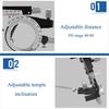 CFDZCP Optician Optical Trial Lens Frame Alloy Optometry Frame, PD 48-80mm Fully Adjustable Trial Frame Eye Optometry Lens Framefor Eye Optometry Optician For Eyeglasses Shop view 2