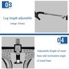 CFDZCP Optician Optical Trial Lens Frame Alloy Optometry Frame, PD 48-80mm Fully Adjustable Trial Frame Eye Optometry Lens Framefor Eye Optometry Optician For Eyeglasses Shop view 3