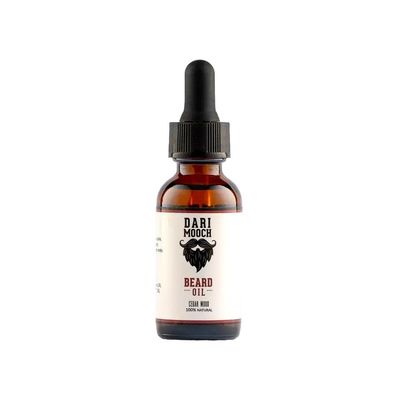 Cedar Wood Beard Oil 100% Natural Goodbye To Hair Dandruff 30 ml