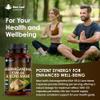 Ashwagandha KSM-66 and Lions Mane Capsules - High Strength 2000mg KSM-66 Ashwaghandha Root Extract and Lions Mane Mushroom Extract - 120 Vegan Capsules with Black Pepper - UK Made by New Leaf view 3