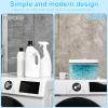 Automatic Pop-Up Laundry Detergent Storage,Laundry Pods Storage Container with Measuring Cup,Sealed Bathroom Washing Powder Storage with Lid for Washing Pods,Bath Bombs,Scent Booster view 3