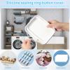 Automatic Pop-Up Laundry Detergent Storage,Laundry Pods Storage Container with Measuring Cup,Sealed Bathroom Washing Powder Storage with Lid for Washing Pods,Bath Bombs,Scent Booster view 4