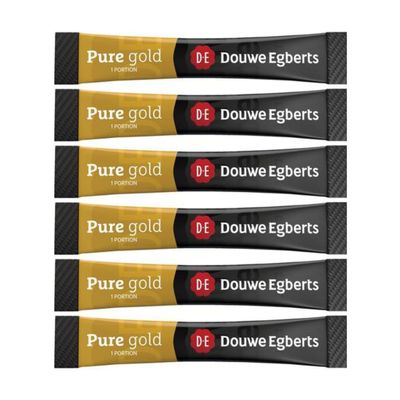 50 x Pure gold Coffee Sachet Bundle Gift set Stocking Filler By Shop4Choice