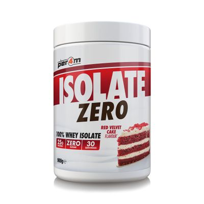 Per4m Isolate Zero Premium Whey Protein Powder | Superior Flavour Ultra Filtered + Amino Acids | Fast Absorbing Zero Sugar Gluten Free Shake for Lean Muscle & Recovery (900g, Red Velvet Cake)