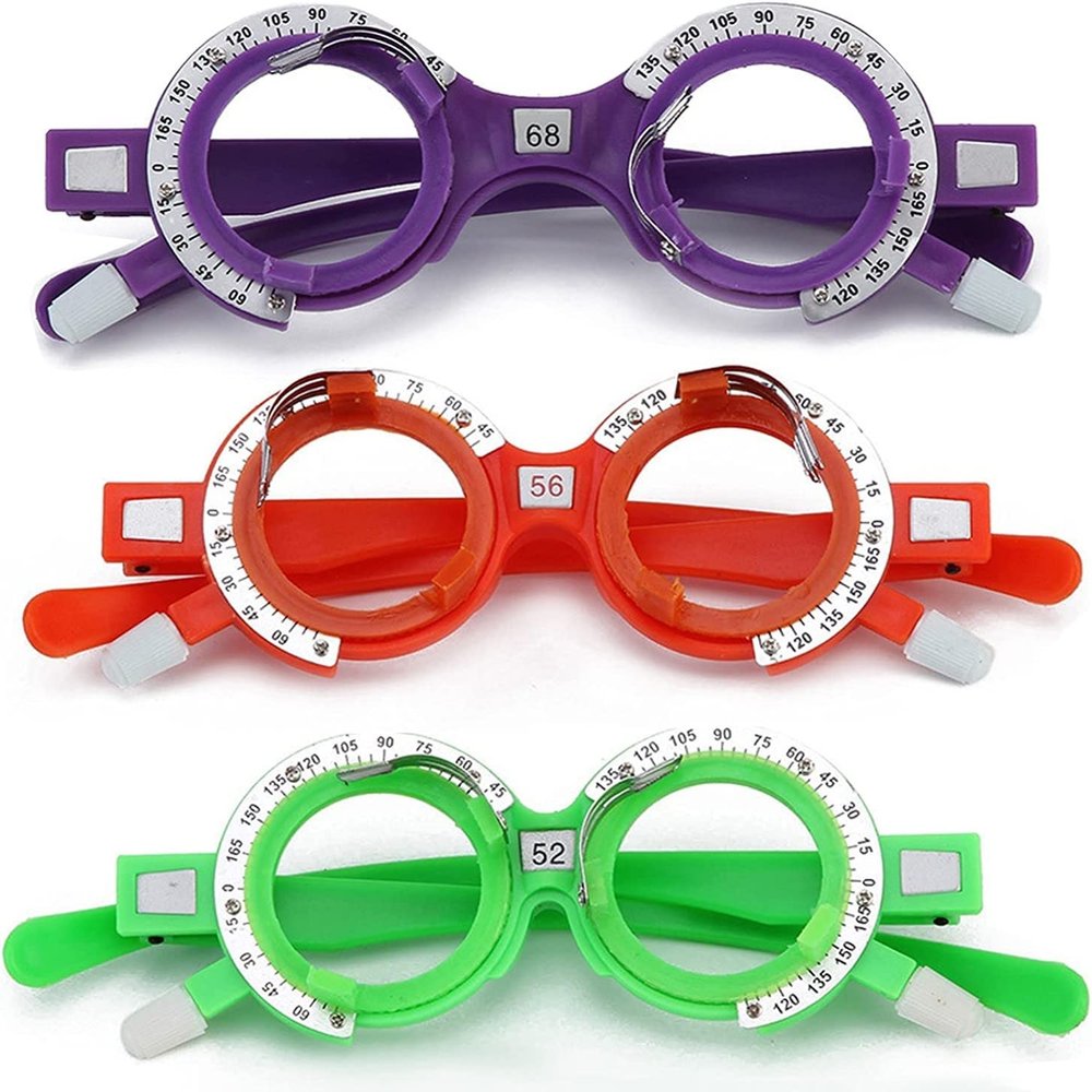 CFDZCP Optician Optical Trial Lens Frame 10-Piece Set Optical Trial Lens Frame Optometry Frame Glasses Accessory, Trial Lens Frame, Ultralight For Sunglasses Eyeglasses