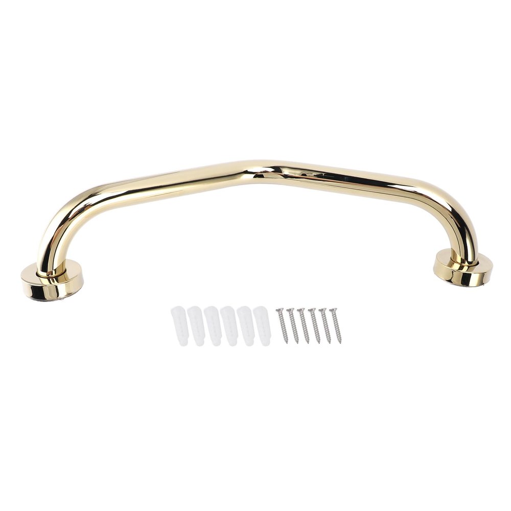 17 Inch Gold Shower Grab Bar, Bathroom Safety Handrail, Pregnant Women, Disabled People, Stainless Steel Handrail for Toilet, Bathtub