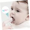TOVINANNA Baby Finger Toothbrush 3pcs Set Silicone Toddler Oral Care Brush Finger Toothbrush for Infant Teeth Cleaning with Blue, Pink, White for Boys and Girls Mouth Care view 3