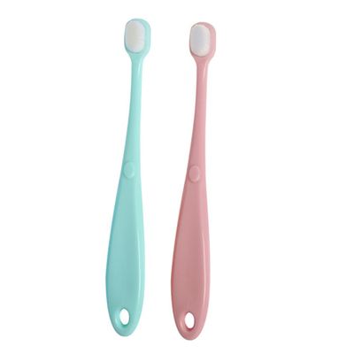 TOVINANNA 2pcs Boys and Girls Toothbrush Soft Bristle Toothbrushes for Newborns and Toddlers Gentle Cleaning for Delicate Teeth and Gums Includes and Colors for Daily Oral Care