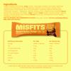 Misfits Vegan Protein Bars - Peanut Butter Fudge | Sports Nutrition Bars - 14 grams Protein | 1 gram Sugar | Plant-Based, Low Carb, High Fibre | No Palm Oil | Non-GMO | Pack of 15 view 2