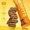 Misfits Vegan Protein Bars - Peanut Butter Fudge | Sports Nutrition Bars - 14 grams Protein | 1 gram Sugar | Plant-Based, Low Carb, High Fibre | No Palm Oil | Non-GMO | Pack of 15 view 3