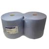 Industrial Wiper Rolls - 400M X 280MM - Blue - Flat Sheet 2PLY (2 Rolls) view 1