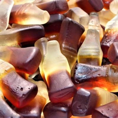 Sugar Free Fruit, Cola Bottles, Bears Gummy Jelly suitable for Diabetics Retro Sweet Shop Traditional Old Fashioned (500g, Cola Bottles)