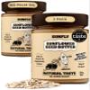 SUNFLY Natural Sunflower Seed Butter - No Added Sugar, Nut-Free, Tahini Alternative - Palm Oil & Allergen Free, High Protein Vegan Spread with Natural Sweeteners - 2 x 330g Jars view 1