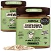 SUNFLY Crunchy Sunflower Seed Butter Nut-Free, Vegan, High-Protein Spread - Top 14 Allergen-Free, No Palm Oil, No Soy, Plant-Based Peanut Butter Alternative - With Vitamins & Minerals - 2x330g view 1