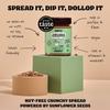SUNFLY Crunchy Sunflower Seed Butter Nut-Free, Vegan, High-Protein Spread - Top 14 Allergen-Free, No Palm Oil, No Soy, Plant-Based Peanut Butter Alternative - With Vitamins & Minerals - 2x330g view 2