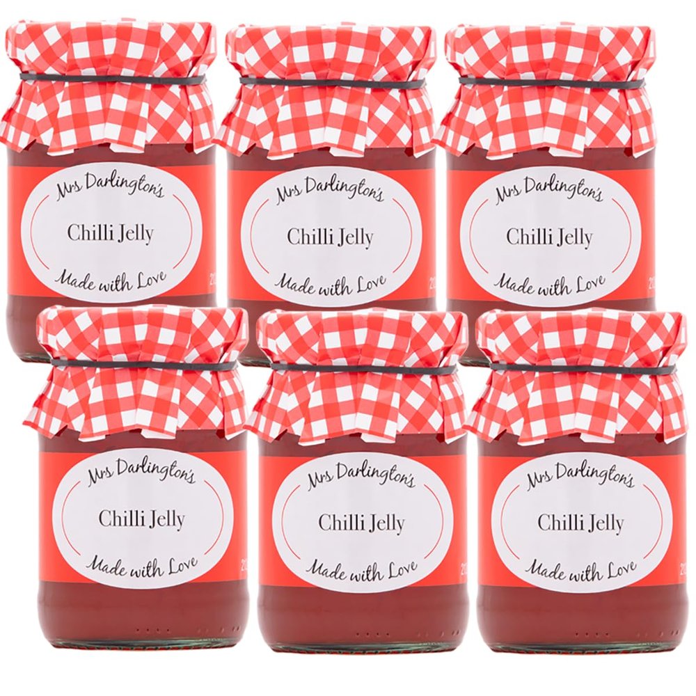 Mrs Darlington's Chilli Jelly - 212g - Pack of 6